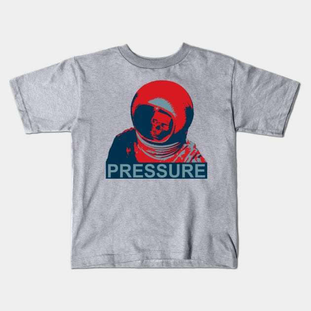 Moon Pressure Kids T-Shirt by MediaSandwich